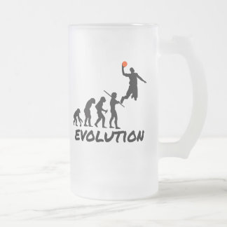 Basketball-Evolution Mattglas Bierglas