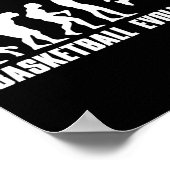 Basketball-Evolution Poster (Ecke)