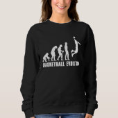 Basketball Evolution Sweatshirt (Vorderseite)