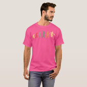 Basketball-Evolution Vintag T-Shirt (Vorne ganz)