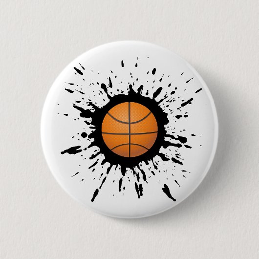 Basketball-Explosion Button (Vorderseite)