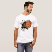 Basketball-Explosions-T - Shirt (Vorne ganz)