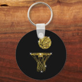 Basketball Exquisite Schlüsselanhänger (Vorderseite)