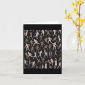 Basketball-Fabric Schwarze Muster Karte (Gelbe Blume)