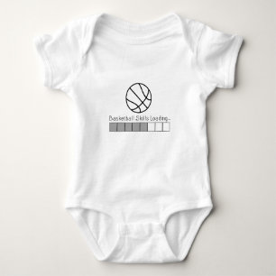 Basketball-Fähigkeiten laden Basketball Geschenk Baby Strampler