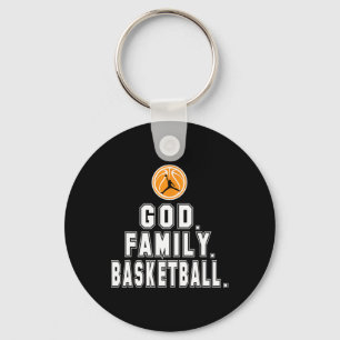 Basketball Familiengottesspieler Christlich Schlüsselanhänger