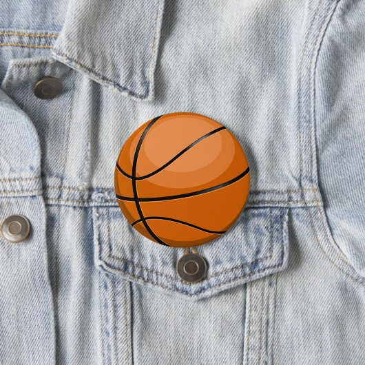 Basketball-Fan Button (Beispiel)