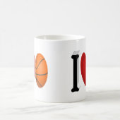 Basketball-Fan halb Text Kaffeetasse (Mittel)