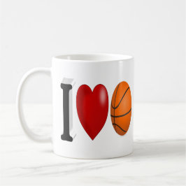 Basketball Fan Halbtext Tasse