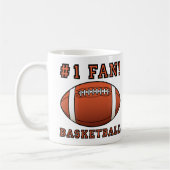 Basketball Fan nicht lustig Umarmung oder Reisefeh Kaffeetasse (Links)