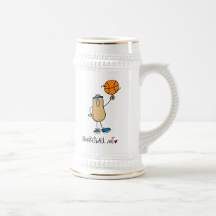 Basketball-Fan-T-Shirts und Geschenke Bierglas