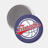 Basketball Fanatic Magnet (Vorderseite/Rückseite)