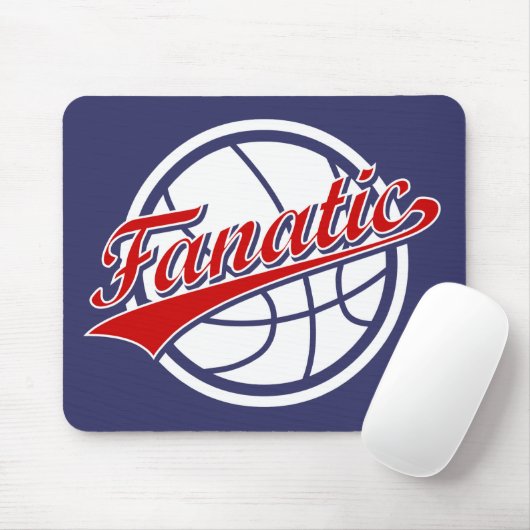 Basketball-Fanatiker Mousepad (Mit Mouse)
