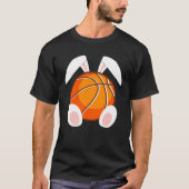 Basketball fans Easter Bunny Happy Easter Basketba T-Shirt (Vorderseite)