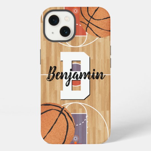 Basketball-Fans iPhone Hülle (Rückseite)
