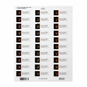 Basketball-Farbstreifenaufkleber (Vorne)