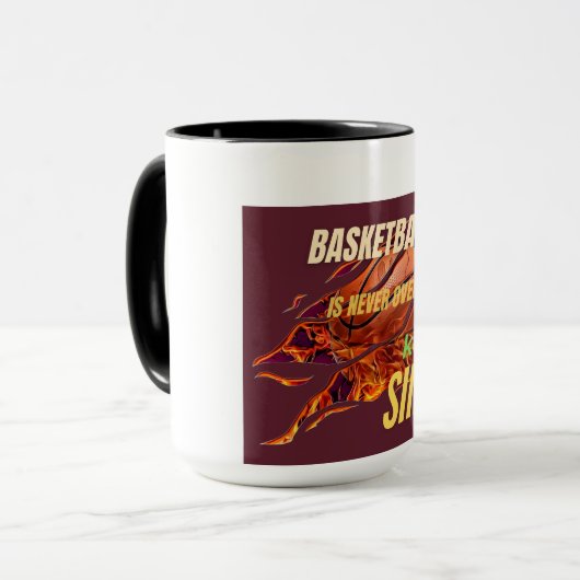 Basketball-Favorit Tasse (Vorderseite Links)