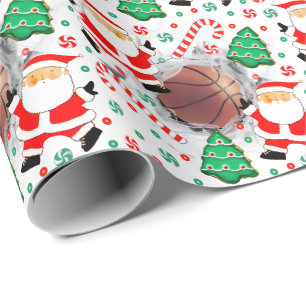 Basketball-Feiertagsgeschenk Geschenkpapier