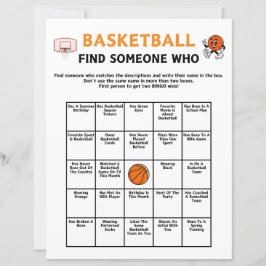 Basketball findet jemanden, der spielt