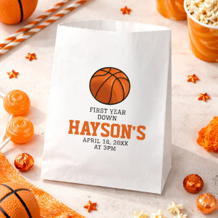 Basketball First Year Down 1. Geburtstag Geschenktütchen