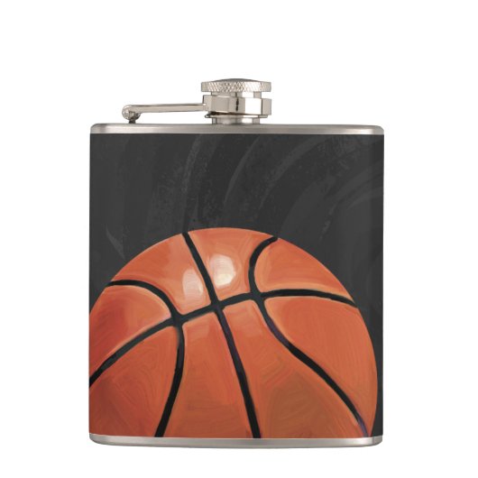 Basketball Flachmann (Vorderseite)