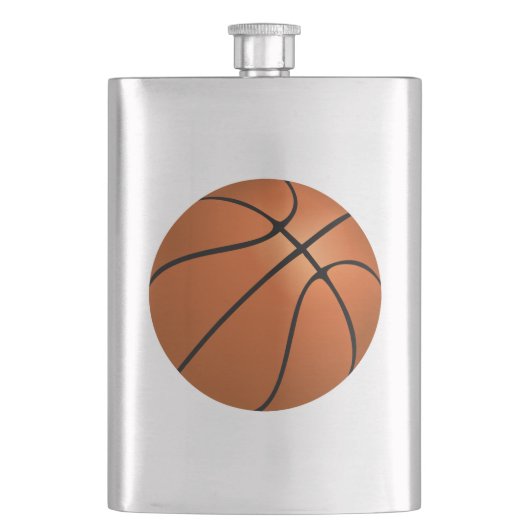 Basketball Flachmann (Vorderseite)