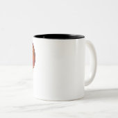 Basketball-Flammen Zweifarbige Tasse (VorderseiteRechts)
