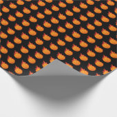 Basketball Flammensport Geschenkpapier (Ecke)