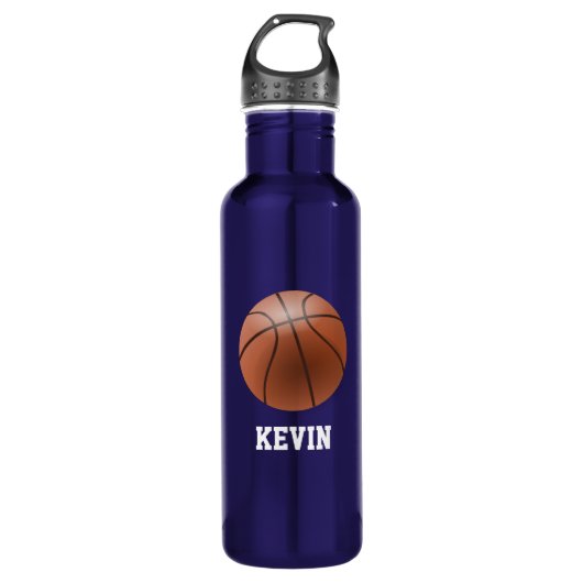 Basketball-Flasche mit isoliertem Wasser Edelstahlflasche (Vorderseite)