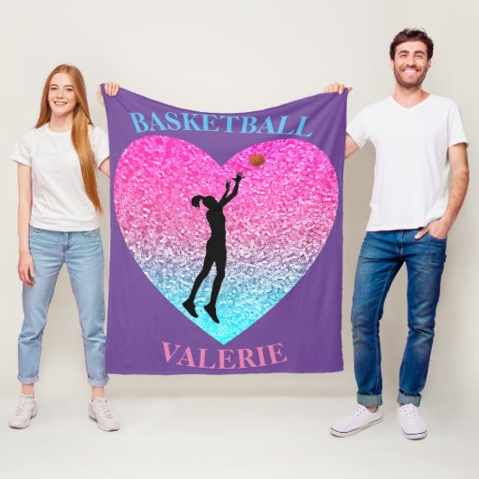 Basketball Fleece Blanket (Beispiel)