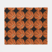 Basketball Fleece Blanket Sportfans (Vorderseite (Horizontal))