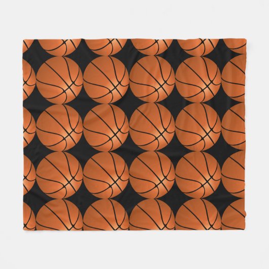 Basketball Fleece Blanket Sportfans (Vorderseite (Horizontal))