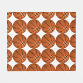 Basketball Fleece Blanket Sportfans (Vorderseite (Horizontal))