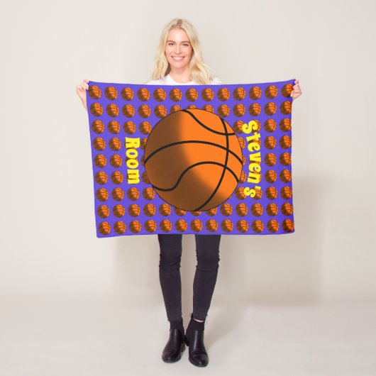 Basketball-Fleece-Decke Fleecedecke (Beispiel)