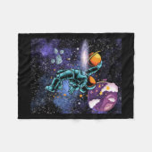 Basketball Fleecedecke (Vorderseite (Horizontal))