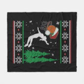 Basketball Fleecedecke (Vorderseite (Horizontal))