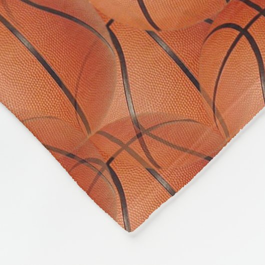 Basketball Fleecedecke (Ecke)