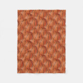 Basketball Fleecedecke (Vorderseite)