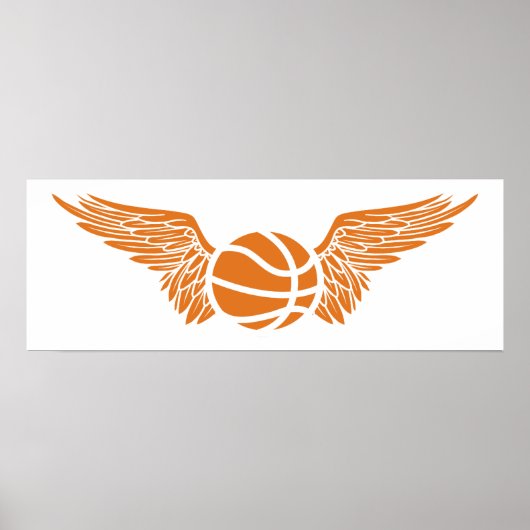 Basketball: Flügel Poster (Vorne)