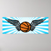 Basketball: Flügel Poster (Vorne)