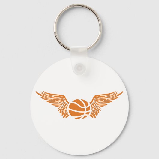 Basketball. Flügel. Schlüsselanhänger (Vorderseite)