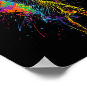 Basketball For Men Kids Youth Player Slam Dunk Tee Poster (Ecke)