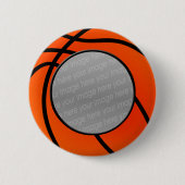 Basketball-Foto Button (Vorderseite)