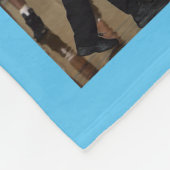 Basketball Foto Collage Fleece Decke (Ecke)