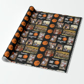 Basketball Foto Collage Fleece Decke Geschenkpapier (Ungerollt)