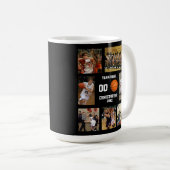 Basketball-Foto-Collage Kaffeetasse (VorderseiteRechts)