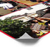 Basketball Foto Collage Team Ende Saison Achtung Poster (Ecke)