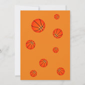 Basketball Foto Danke Coach Card (Rückseite)