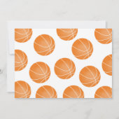 Basketball-Foto Einladung (Rückseite)