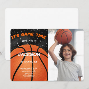 Basketball-Foto-Einladung Einladung